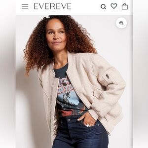 Evereve Blank NYC Bomber jacket Small